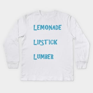 Lemonade light blue Kids Long Sleeve T-Shirt